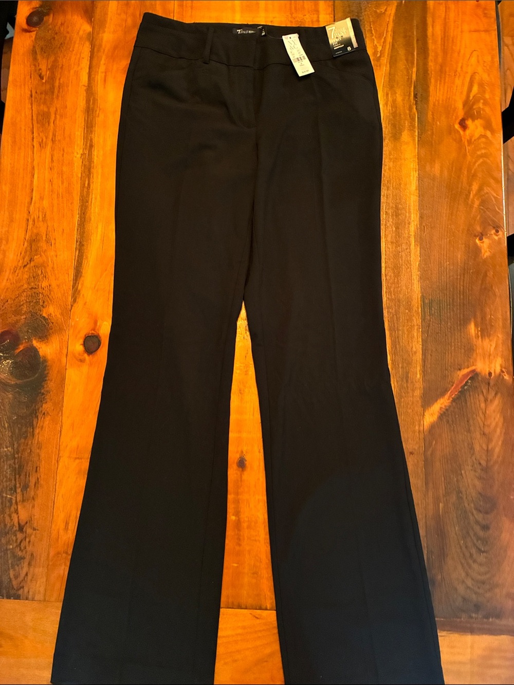 New York & Company Black Boot-Cut Pants 8T